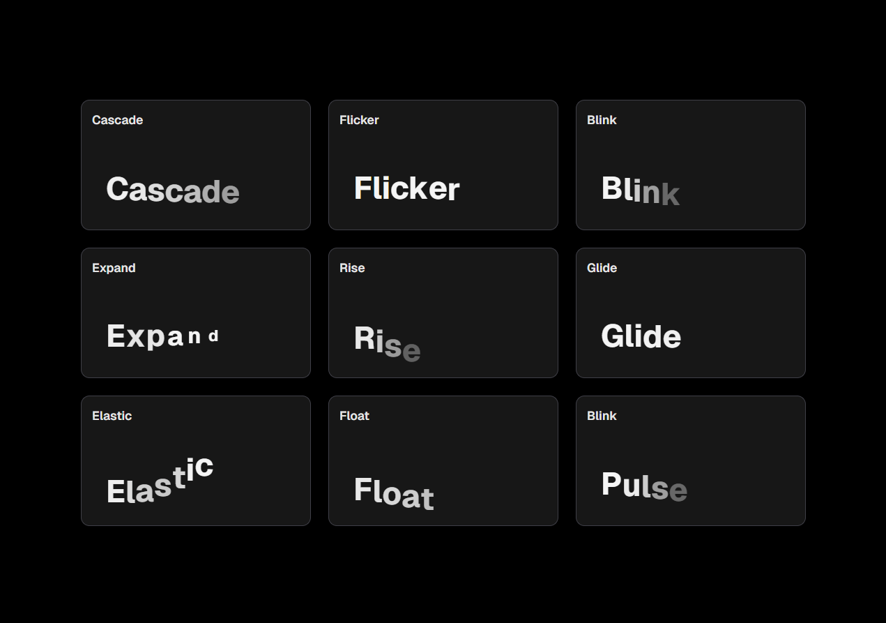 Animated Text