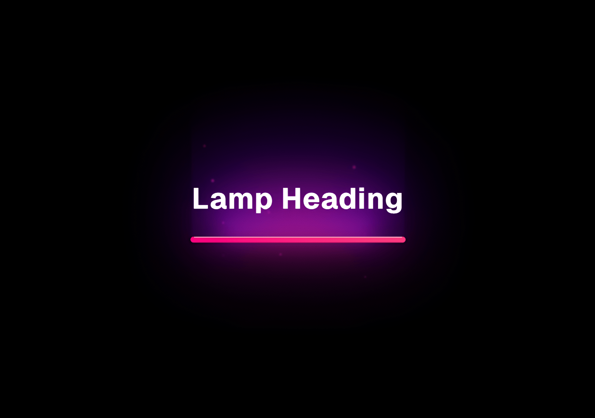 Lamp Heading